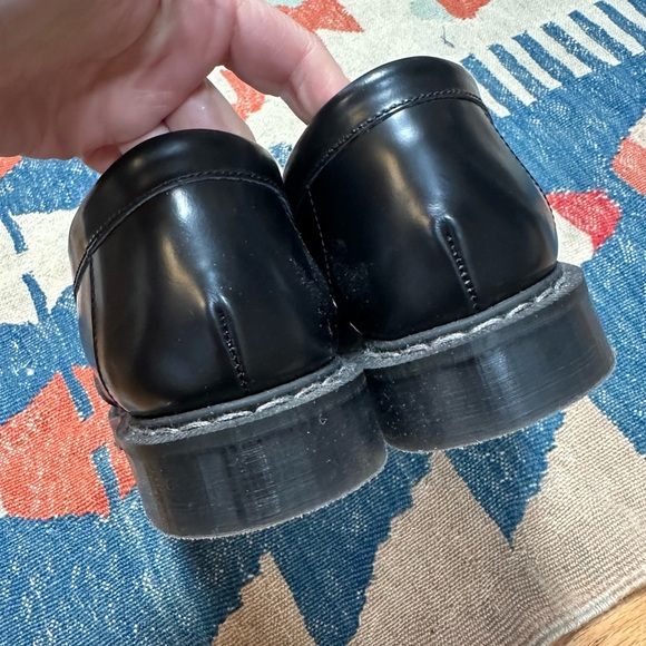 Solovair High Shine Leather Penny Loafers - Picture 11 of 11